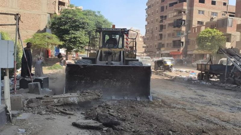 إزالة التعديات بمحافظة