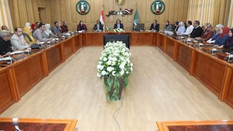 اجتماع محافظ المنوفية
