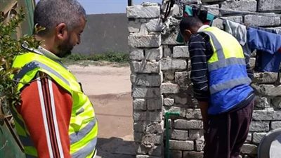جهود مياه الشرب في الشرقية بقرى مركز أبو حماد