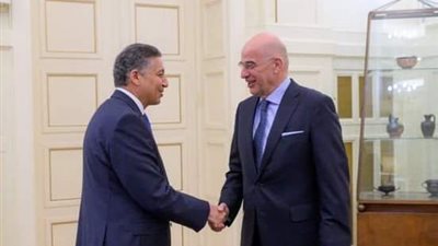 وزير خارجية اليونان يستقبل سفير مصر في أثينا