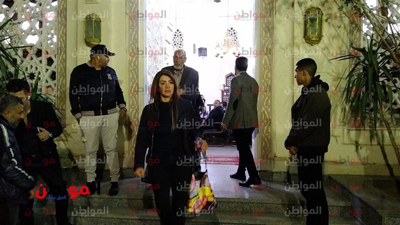 لقاء سويدان في عزاء
