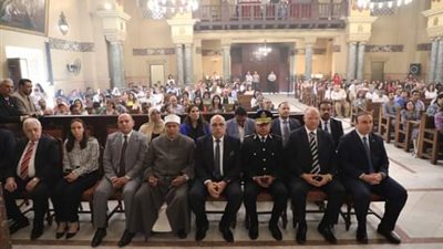 محافظ القاهرة يشارك بطريركية الأرمن الكاثوليك احتفالات عيد القيامة