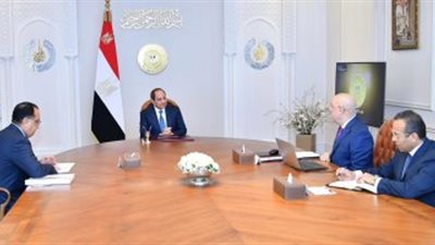 الرئيس السيسي يتابع مستجدات مشروع التجلي الأعظم فوق أرض السلام