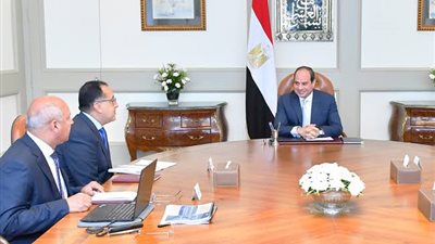 الرئيس السيسي يتابع تطورات سير العمل في المتحف المصري