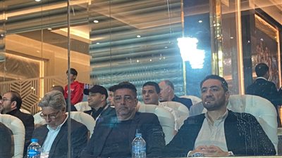 فيتوريا وميكالي علي رأس الحضور في مباراة الأهلي وبيراميدز بكاس مصر