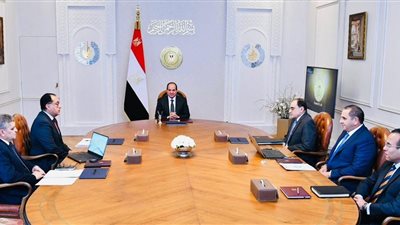 الرئيس السيسي يتابع حركة الملاحة في هيئة قناة السويس