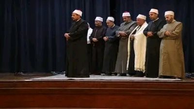 فيها حاجة حلوة.. القصة كاملة لصلاة مشايخ الأزهر والأوقاف داخل الكنيسة الأسقفية