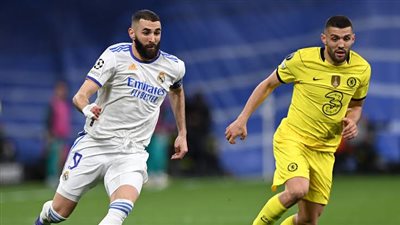 بقدم كريم بنزيما.. يتقدم ريال مدريد الشوط الأول علي تشيلسي 