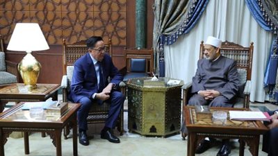 صور.. سفير كازاخستان لدى مصر يلتقي شيخ الأزهر