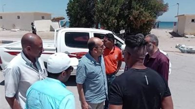 رئيس مدينة القصير بمحافظة البحر الأحمر يتفقد الشاطئ العام