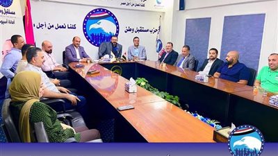 أمانة الصناعة والتجارة في مستقبل وطن أسيوط تعقد اجتماعها الدوري