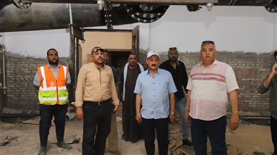 رئيس مياه أسيوط يتفقد سير العمل بمحطة ديروط المرشحة 
