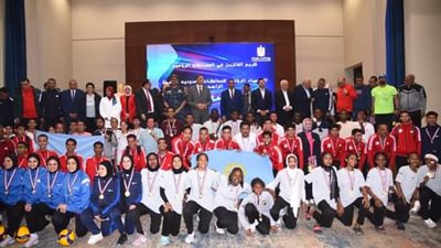 مطروح تتألق في الأولمبياد الرياضي للمحافظات الحدودية.. وتحرز 26 ميدالية
