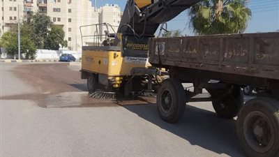 البحيرة تواصل عمليات رفع القمامة ومتابعة أعمال التشجير بـ 4 مراكز