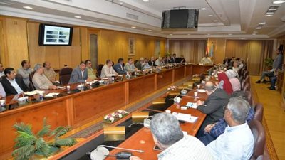 محافظ أسيوط يناقش آليات تنفيذ مشروعات قرى حياة كريمة