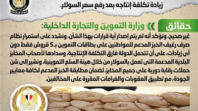 الحكومة تنفي شائعة صدور قرار برفع سعر رغيف الخبز المدعم