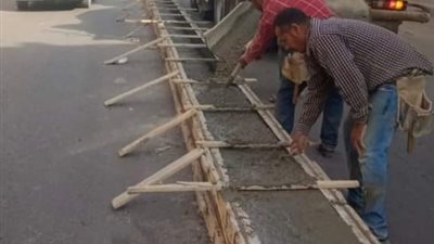 تطوير طريق الحادثة أبو الغيط في القليوبية بتكلفة 4200 متر