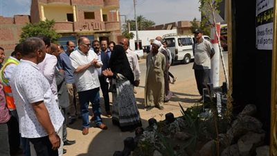 محافظ أسيوط يتفقد أعمال التشجير والنظافة بمسار رحلة العائلة المقدسة