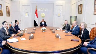 السيسي يستقبل رئيس شركة 