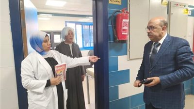 وكيل وزارة الصحة بأسيوط يقوم بزيارة مفاجئة على الوحدات الصحية 