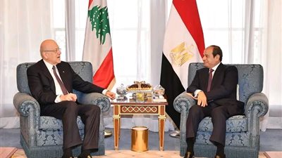 السيسي يلتقي ميقاتي ويعبر عن اعتزازه بالعلاقات الوطيدة بين البلدين