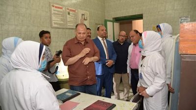 محافظ أسيوط يتفقد أقسام مستشفى صدفا المركزي لمتابعة سير العمل 