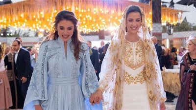 كلمة الملكة رانيا لخطيبة ابنها رجوة آل سيف في حفل الحناء 