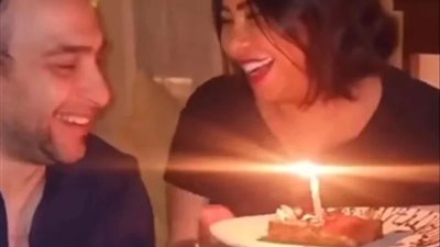 حسام حبيب يوجع رسالة رومانسية لشيرين بعد احتفالها بعيد ميلاده