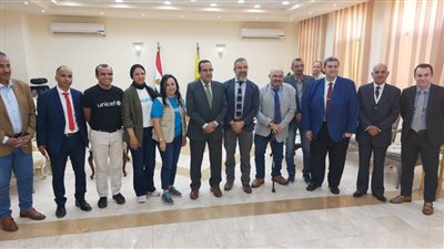مسؤول أممي يزور شمال سيناء لبحث  خطة العمل المشتركة بين المحافظة ويونيسف