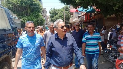 حملة مكبرة لإزالة الإشغالات بمدينة أبوقرقاص بالمنيا