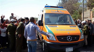 إصابة 3 أشخاص إثر انقلاب سيارة ملاكي على طريق طنطا بالغربية