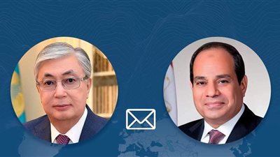 توقاييف يرسل ببرقية تهنئة للرئيس السيسى بمناسبة ذكرى ثورة ٢٣ يوليو