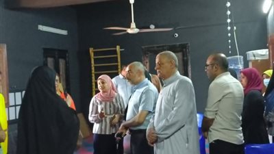 وكيل شباب المنيا ومدير إدارة شباب ديرمواس يفتتحان مركز التخاطب  