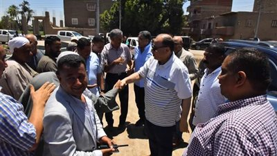 محافظ أسيوط يتفقد أعمال إنشاء كوبرى المغربية بمركز أبنوب