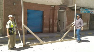 تساقط أجزاء خرسانية وتحرك فوري من حي أول المنتزة