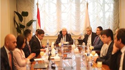 وزير التعليم العالي يلتقي وفد جامعة تشاتشينج الصينية
