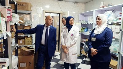 مرور مفاجئ لوكيل وزارة الصحة بالشرقية على مستشفى منيا القمح