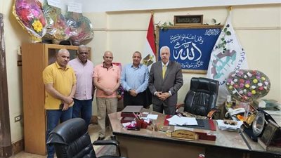 أمين عمال مستقبل وطن أسيوط يلتقى وكيل وزارة العمل