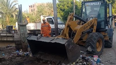 رفع 850طن مخلفات خلال حملات النظافة بمراكز محافظة أسيوط
