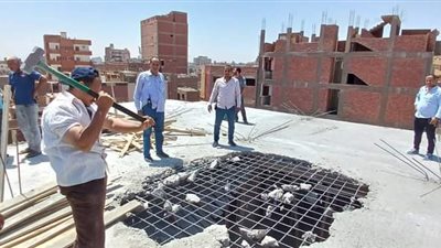 إزالة 7 حالات تعدي على الأراضي بمركز أبنوب وحى شرق أسيوط 