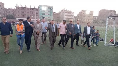 وكيل رياضة أسيوط يفتتح ملعب مركز شباب ديروط 