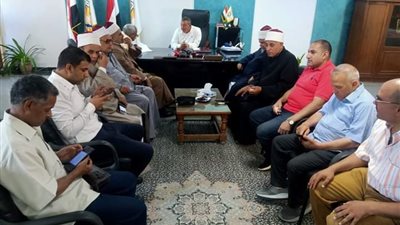 رئيس مدينه طور سيناء يلتقى وفد المنظمه العالمية لخريجى الأزهر فرع الغربية