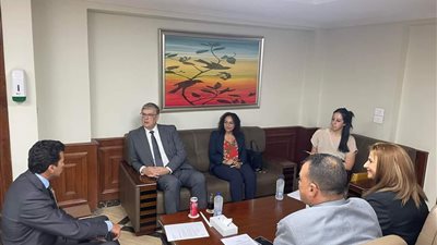 بالصور ...سفير هولندا الجديد يزور العاصمة الإدارية 