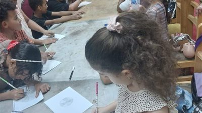 ورش فنية وتشكيلية ضمن فعاليات النشاط الصيفي  بثقافة الأقصر
