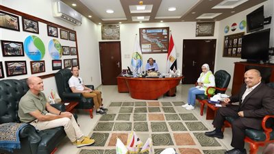 مياه أسيوط تستقبل الوفد الهولندي لمتابعة تطبيقات نظم المعلومات الجغرافية