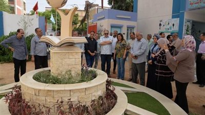 محافظ أسيوط يزور مدرسة نبيل العزبي الإبتدائية المشتركة
