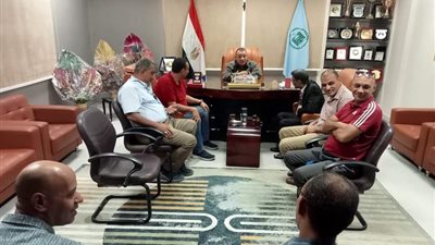 جاد يلتقى لجنة وزارة الشباب والرياضة بأسيوط لمتابعة أعمال التطوير بمركز التنمية الشبابية بمركز منفلوط 
