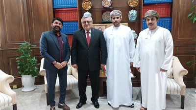 سفير جمهورية أرمينيا لدى سلطنة عمان  يلتقى مع  رئيس مجلس إدارة غرفة تجارة وصناعة عمان.