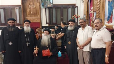 الانبا تكلا يترأس احتفالات عيد النيروز بقنا