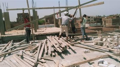 إزالة 9 حالات تعدي على أراضي زراعية وبناء مخالف بمراكز أسيوط 